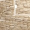 Ekena Millwork 45 3/4"W x 24 1/2"H x 1 1/4"D Canyon Ridge Stacked Stone StoneWall Faux Stone Siding Panel Sandstone PNU24X48CNSD - alternate 10